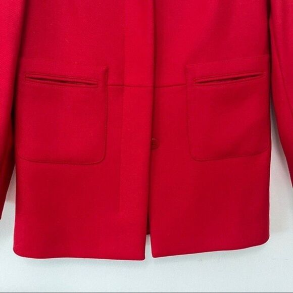 1.2.3 Paris Red Long Blazer Size 8 - Picture 2 of 10